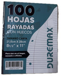 Hojas Rayadas
